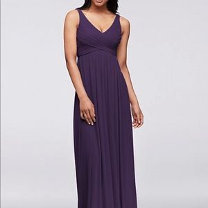 David’s Bridal dress with a cowl back